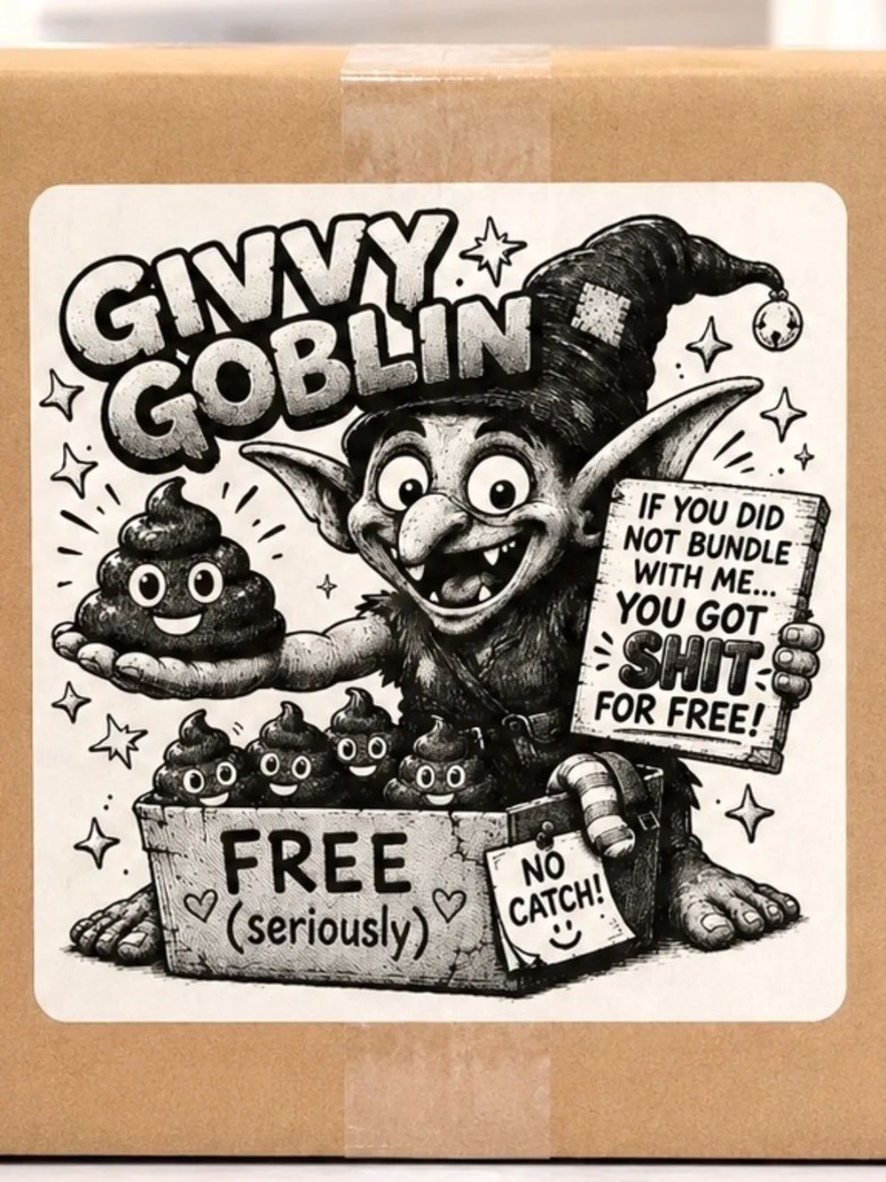 Givvy Goblin Stickers-100ct.